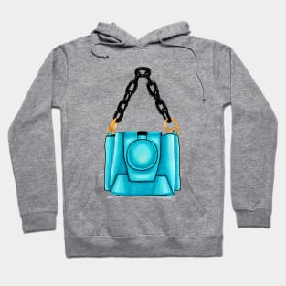 Blue Women's Bag Hoodie